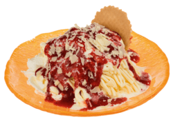 Spaghetti helado